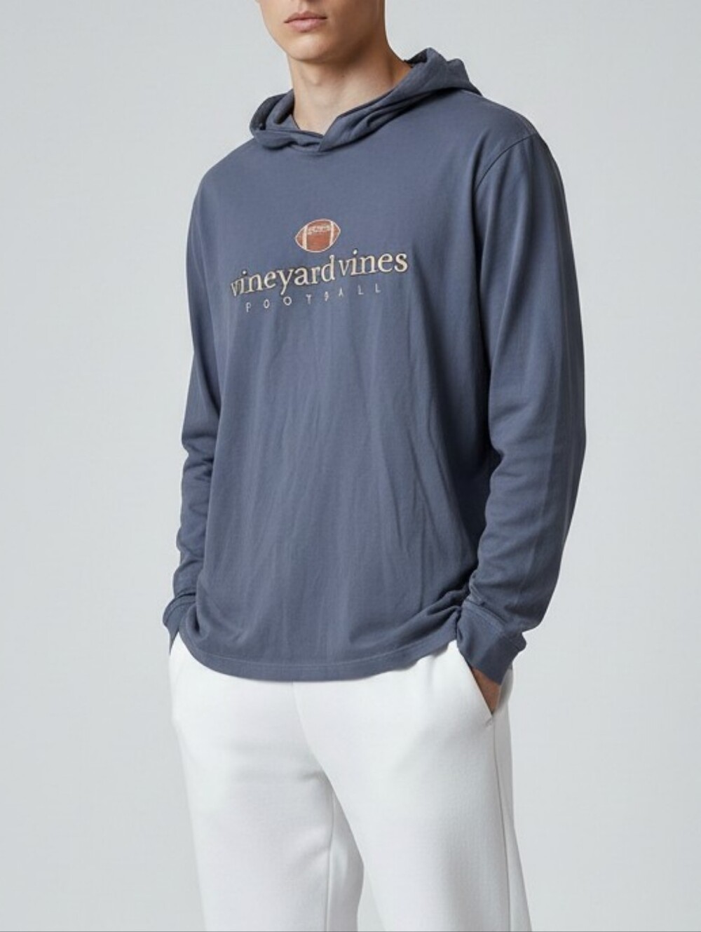 Vineyard Vines Long Sleeve Sports Hooded Shirt